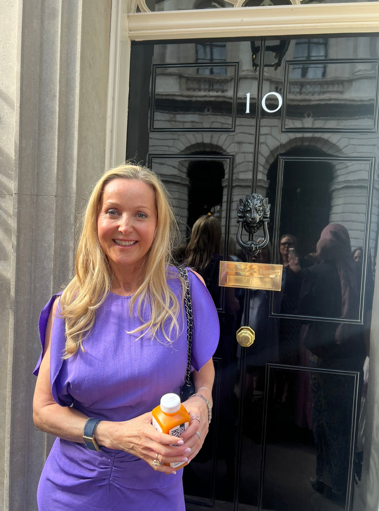 Nicci has tea at NO 10 Downing Street Image